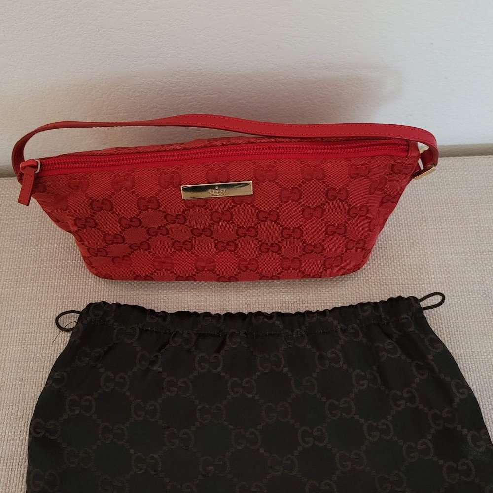 Gucci boat Pochette GG Canvas Small